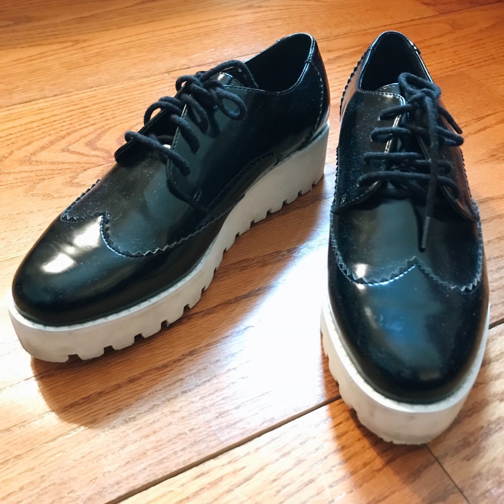 Lack platform sneakers